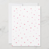 Faire-part de Baby Shower pour la Saint-Valentin, (Dos)