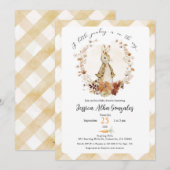 Faire-part de Baby Shower pour l'arrivée d'une pet (Devant / Derrière)