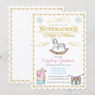 Faire-part de Baby Shower pour les Fêtes de Noël e