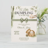 Faire-part de Baby Shower pour Petit Boulet (Debout devant)