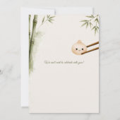 Faire-part de Baby Shower pour Petit Boulet (Dos)