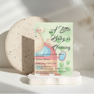 Faire-part de Baby Shower pour un adorable bébé ag