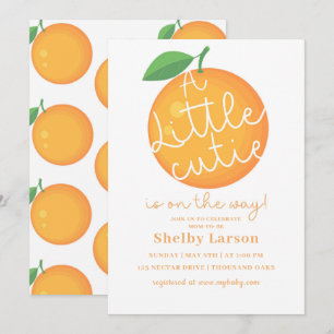 Faire-part de Baby Shower pour un Bébé Mignon