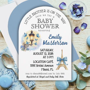 Faire-part de Baby Shower pour un deuxième bébé ga