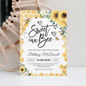 Faire-part de Baby Shower pour une petite abeille,