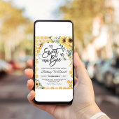 Faire-part de Baby Shower pour une petite abeille,