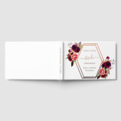 Faire part de Baby Shower rose gold géométrique bo (Complet)