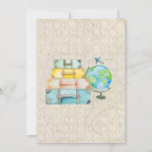 Faire-part de Baby Shower sur le thème du Voyage (Dos)
