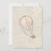 Faire-part de Baby Shower sur le thème du Voyage (Dos)