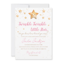 Faire-part de Baby Shower 'Twinkle Twinkle Little