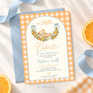 Faire-part de Baby Shower 'Un Bébé Trop Mignon'