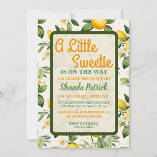 Faire-part de Baby Shower "Un Petit Chéri" au Citr
