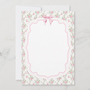 Faire-part de Baby Shower Vintage Love Shack