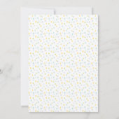 Faire-part de Baby Sprinkle Shower Parasol en Dent (Dos)