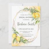 Faire-part de bains de mariage à l'aquarelle au ci (Devant)