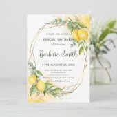 Faire-part de bains de mariage à l'aquarelle au ci (Debout devant)