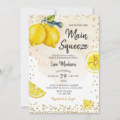 Faire-part de bains de mariage Lemon main squeeze (Devant)