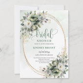 Faire-part de bains de mariée à l'aquarelle botani (Devant)