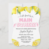 Faire-part de bapteme civil Lemon Main Squeeze (Devant)