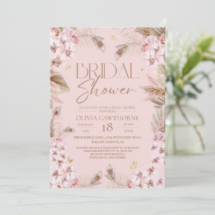 Faire-part de bapteme de mariage Bohème Rustique R