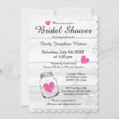 Faire-part de bapteme de mariage en pot de maçon e (Devant)