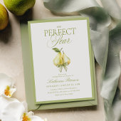Faire-part de bapteme de mariage Perfect Pear