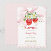 Faire-part de baptême de notre enfant (Devant / Derrière)