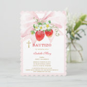 Faire-part de baptême de notre enfant (Debout devant)