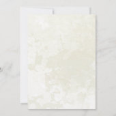 Faire-part de baptême élégant pour une colombe (Dos)