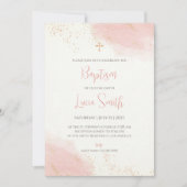 Faire-part de baptême fille invitations de baptême (Devant)