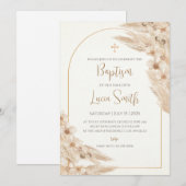 Faire-part de baptême fille Invitations de baptême (Devant / Derrière)