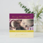 FAIRE-PART DE BAPTÊME :: foi 1SQ (Debout devant)