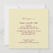 FAIRE-PART DE BAPTÊME :: foi 1SQ (Dos)