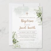 Faire-part de baptême garçon & invitations baptême (Devant)