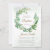 Faire-part de baptême & invitations de baptême pou (Devant)