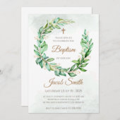 Faire-part de baptême & invitations de baptême pou (Devant / Derrière)