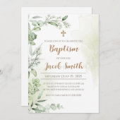 Faire-part de baptême & invitations pour baptême (Devant / Derrière)