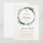 Faire-part de baptême & invitations pour baptême (Devant / Derrière)