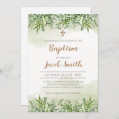 Faire-part de baptême & invitations pour cérémonie (Devant / Derrière)