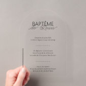 Faire-Part de Baptême Louisa (In situ (ordinateur de poche))