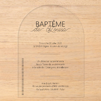 Faire-Part de Baptême Louisa