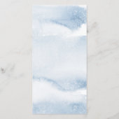 Faire-part de baptême mobile garçon aquarelle bleu (Dos)