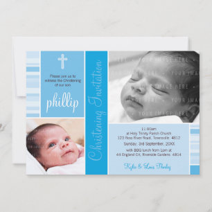 FAIRE-PART DE BAPTÊME PHOTO :: essence 6L