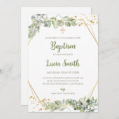 Faire-part de baptême pour filles Cartes de baptêm (Devant / Derrière)