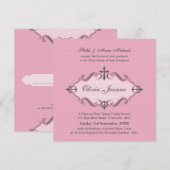 Faire-part de baptême :: viva 8SQ (Devant / Derrière)