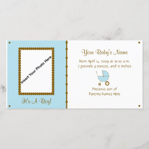 Faire-part de bébé