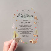 Faire-part de Bébé Fête de Fiançailles Animaux de (In situ (ordinateur de poche))