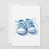 Faire-Part de Bébé Garçon pour Baby Shower (Dos)