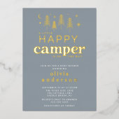 Faire-Part de Bébé Happy Camper (Recto)