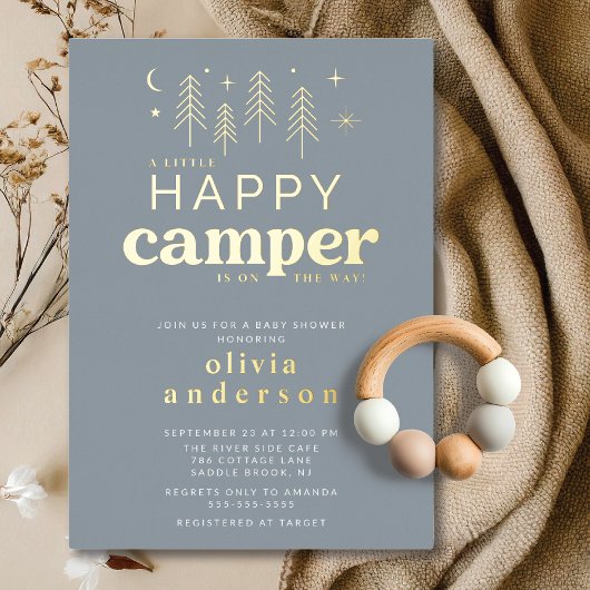 Faire-Part de Bébé Happy Camper